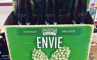 We just received a fresh batch of @parishbrewingco Envie, bottled 10/12, at our Perkins Rd…