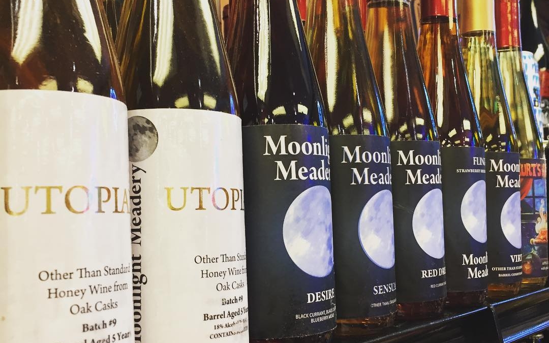 @moonlightmeadery is now available at our Perkins Rd location! #mead #honeywine #beerstagram #yummy