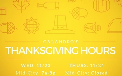 Again – on this day before turkeys, stuffing, casseroles and family and friends, we must…