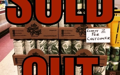 And just like that we’re sold out of @greatraftbeer Grace and Grit! 10 cases in…