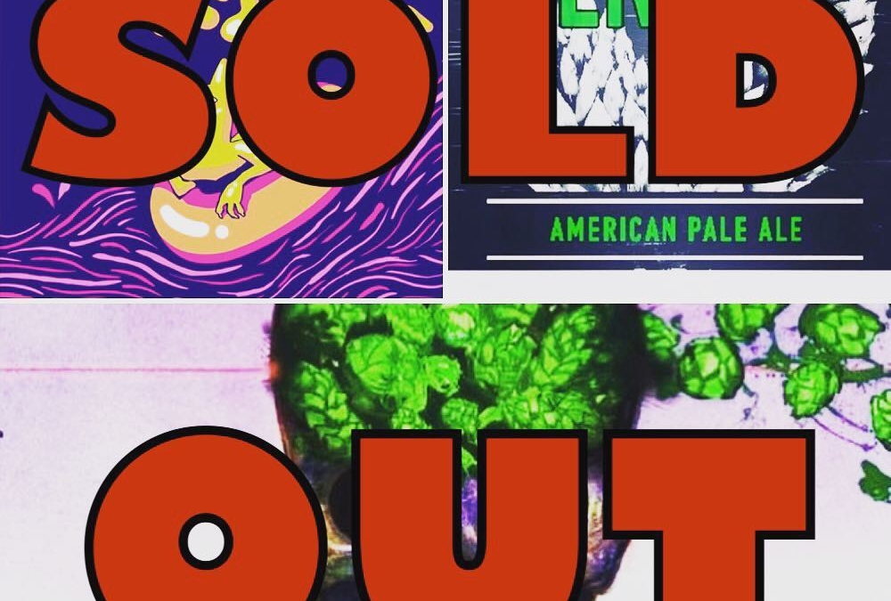 We are now sold out of @parishbrewingco Ghost in the Machine, DDH Envie, and @gnarlybarley…