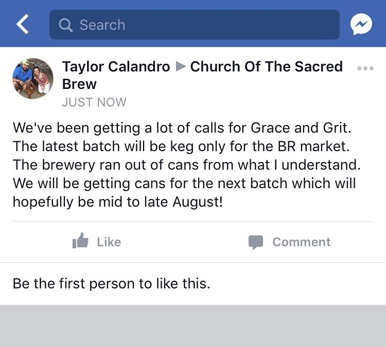 Here’s a @greatraftbeer Grace and Grit update for y’all! Stay tuned! #drinklocal #beer