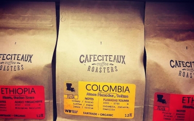 Ahhh yeah…#restocked! #Repost @cafeciteaux ・・・ Why? Because it’s that good! @calandrosmkt shelves stocked! #coffee #gobr…
