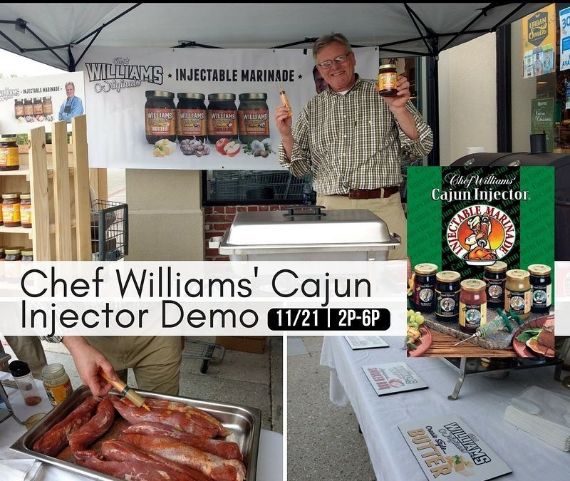 Happening now @ Calandro’s Perkins – the best #local, #injectable #turkey #marinade, just in time…