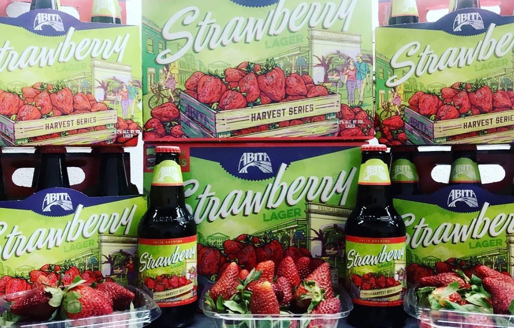 ????????????????????????????????????????Grab a six pack of @abitabeer Strawberry Lager and pair it with some fresh #LouisianaStrawberries…