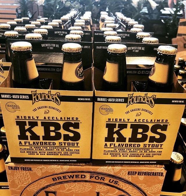 We still have @foundersbrewing KBS left after the initial rush at our Perkins Rd location!…