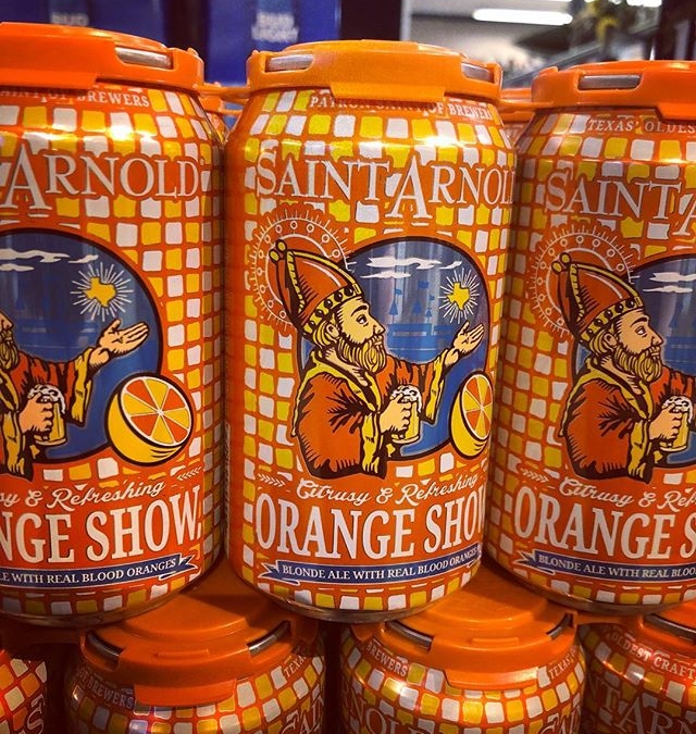 @saintarnoldbrewing Orange Show, a blonde ale with real blood oranges, is now available at our…