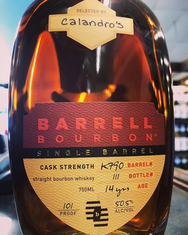 Our second hand selected @barrellbourbon has arrived at BOTH locations! This cask strength juice comes…