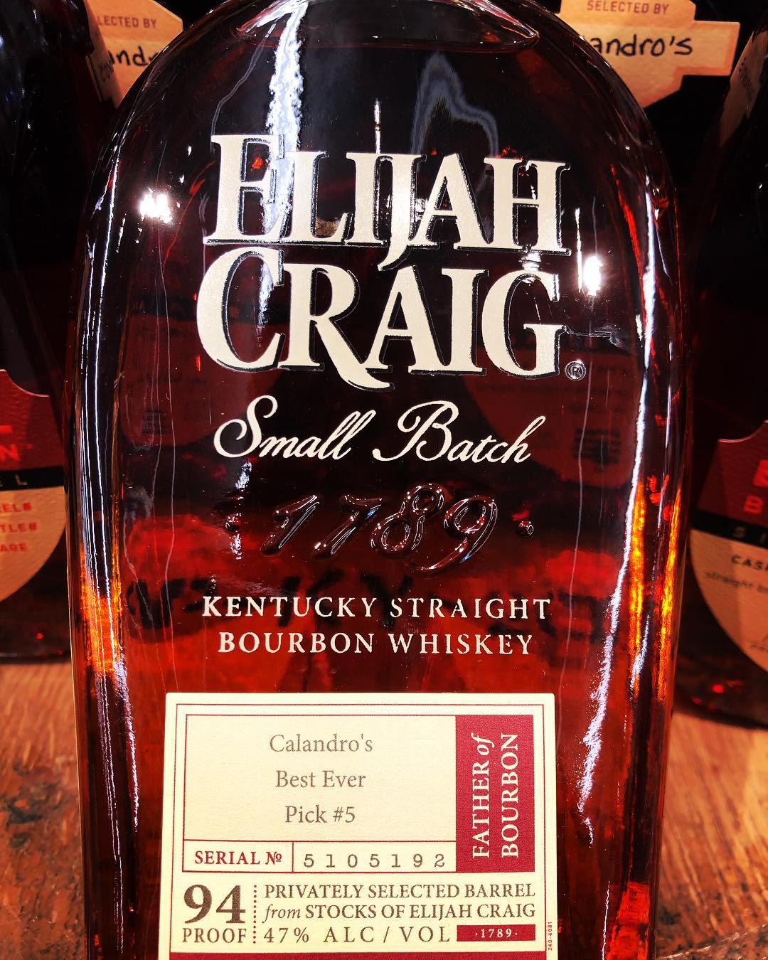 Our @elijahcraig “Best Ever” Hand Selected Barrel is now in stock at our Mid-City location…
