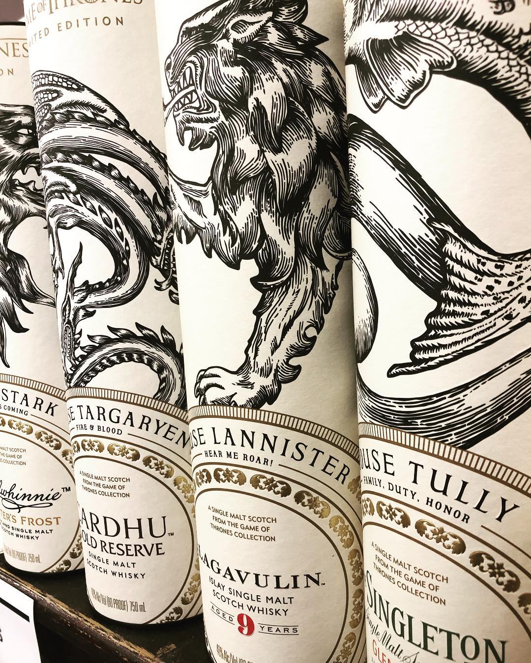 A few of the @gameofthrones Scotches are now available at our Perkins Rd location! #liquor…