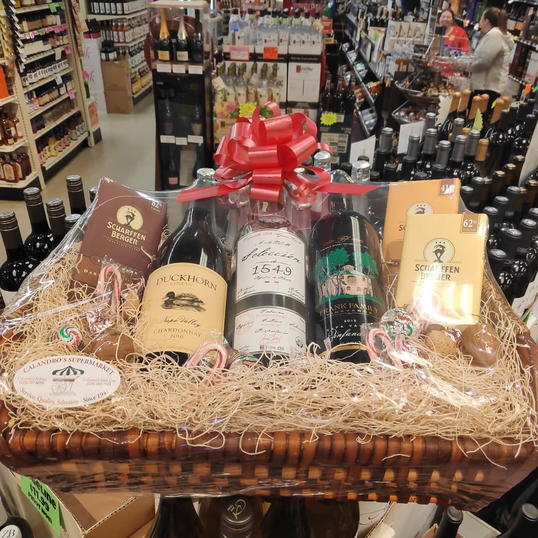…and the Calandro’s Christmas baskets just keep a-rollin’. You have about a day left to…