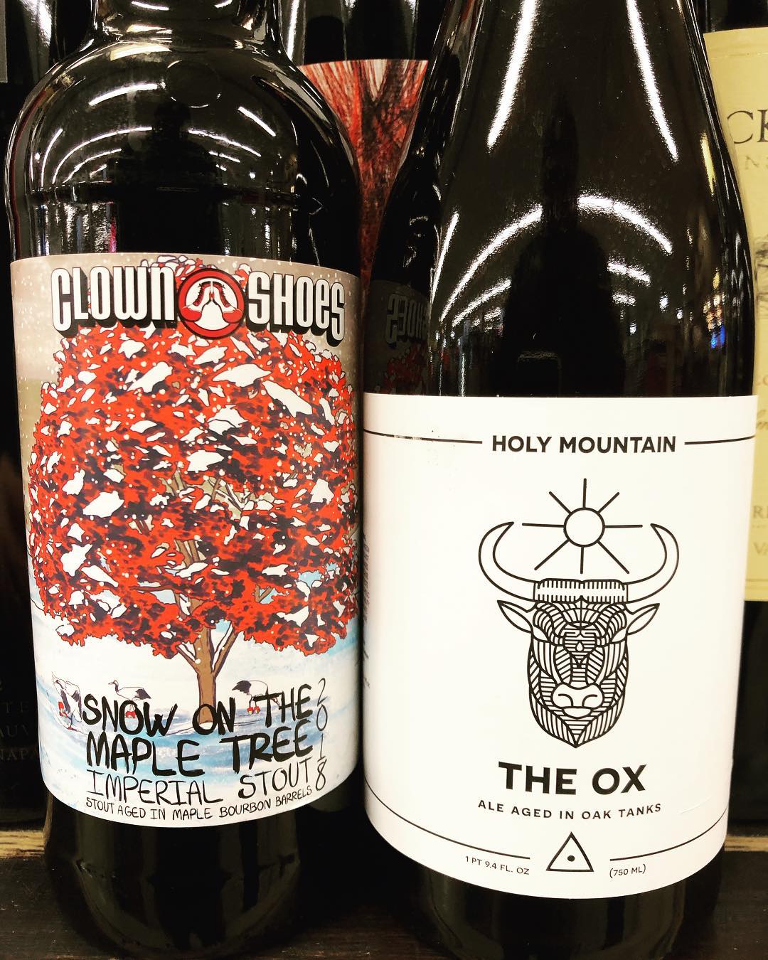 @clownshoesbeer Snow on the Maple Tree, Stout Aged in Maple Bourbon Barrels, and introducing a…