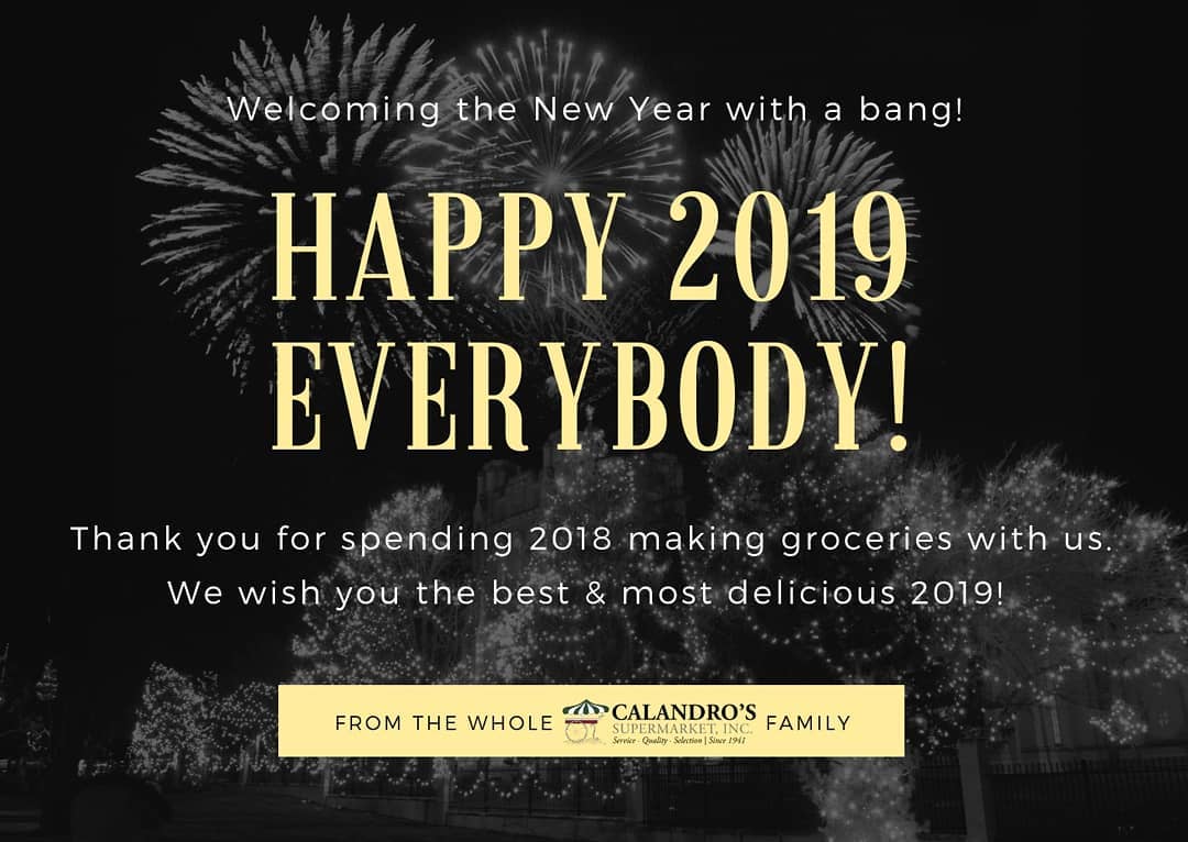 Closed today (1/1/2019!!!) for New Year’s, but back at it tomorrow with normal hours to…