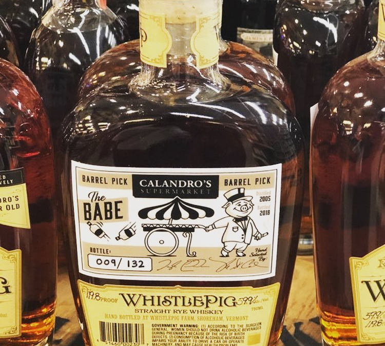 Our 2nd @whistlepigwhiskey Rye Barrel pick has arrived! We got all fancy shmancy and had…