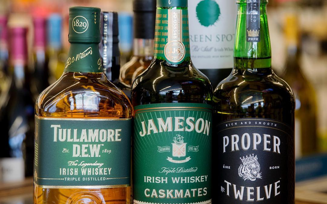 Come browse Calandro’s extensive whiskey selection before the #stpattysday festivities this weekend. We’ve got these…
