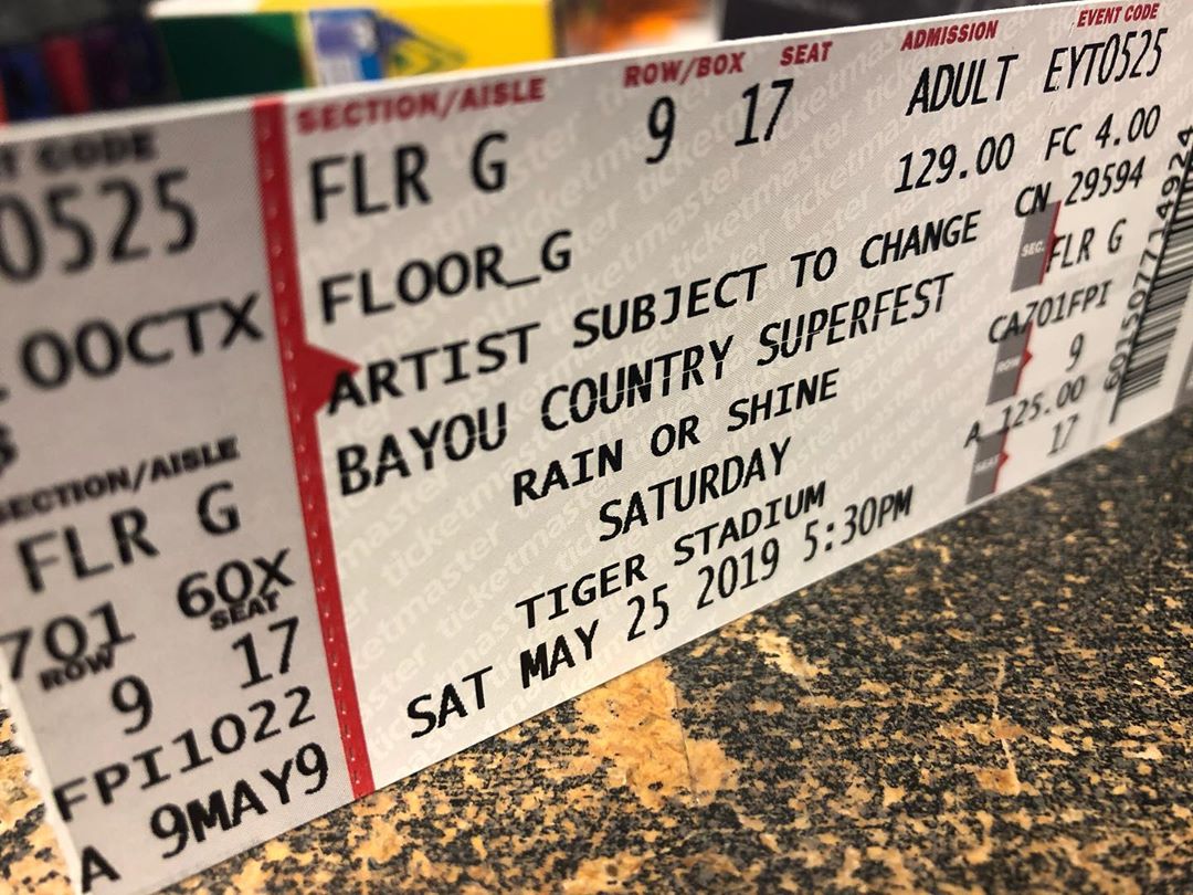 Along with a signed guitar we will also be giving away two floor tickets to…