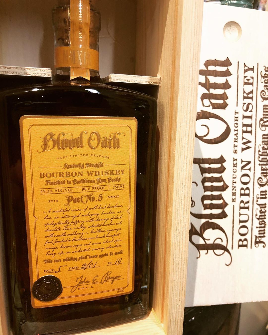 @bloodoathbourbon Pact No. 5 is now available at our Perkins Rd location! This is a…