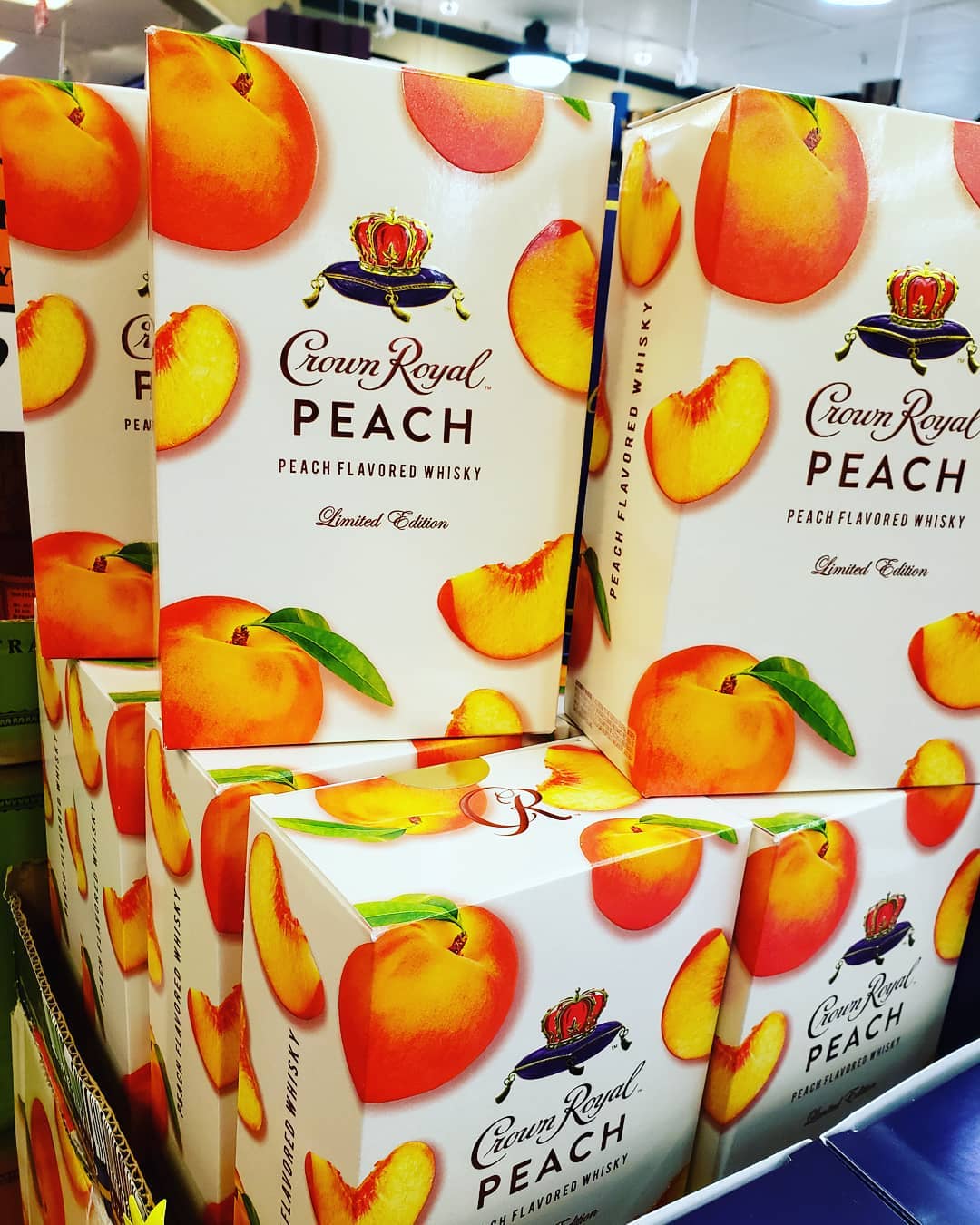 @crownroyal peach available in VERY limited quantities! Grab some while you can!! #calandros #calandrosmkt #shoplocal…