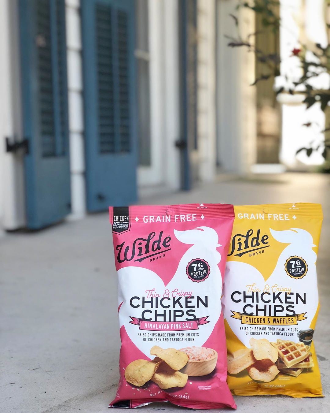 Chicken Chips. ๐ Grain free, gluten free and paleo friendly. Name another snack chip with…