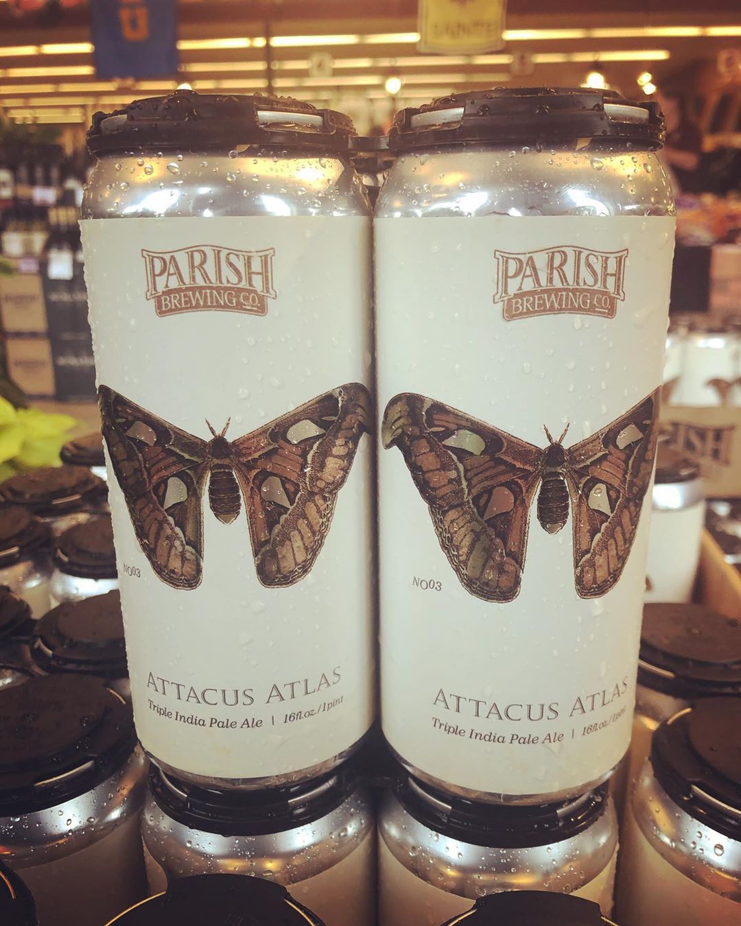 It’s here.. limit 2 4 packs per person! @parishbrewingco #beer #drinklocal #tipa #haze