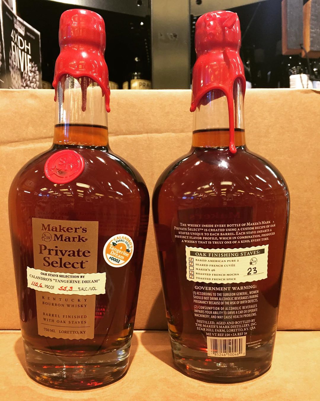 Our 2nd private select barrel from @makersmark is now available at our Perkins Rd location!…