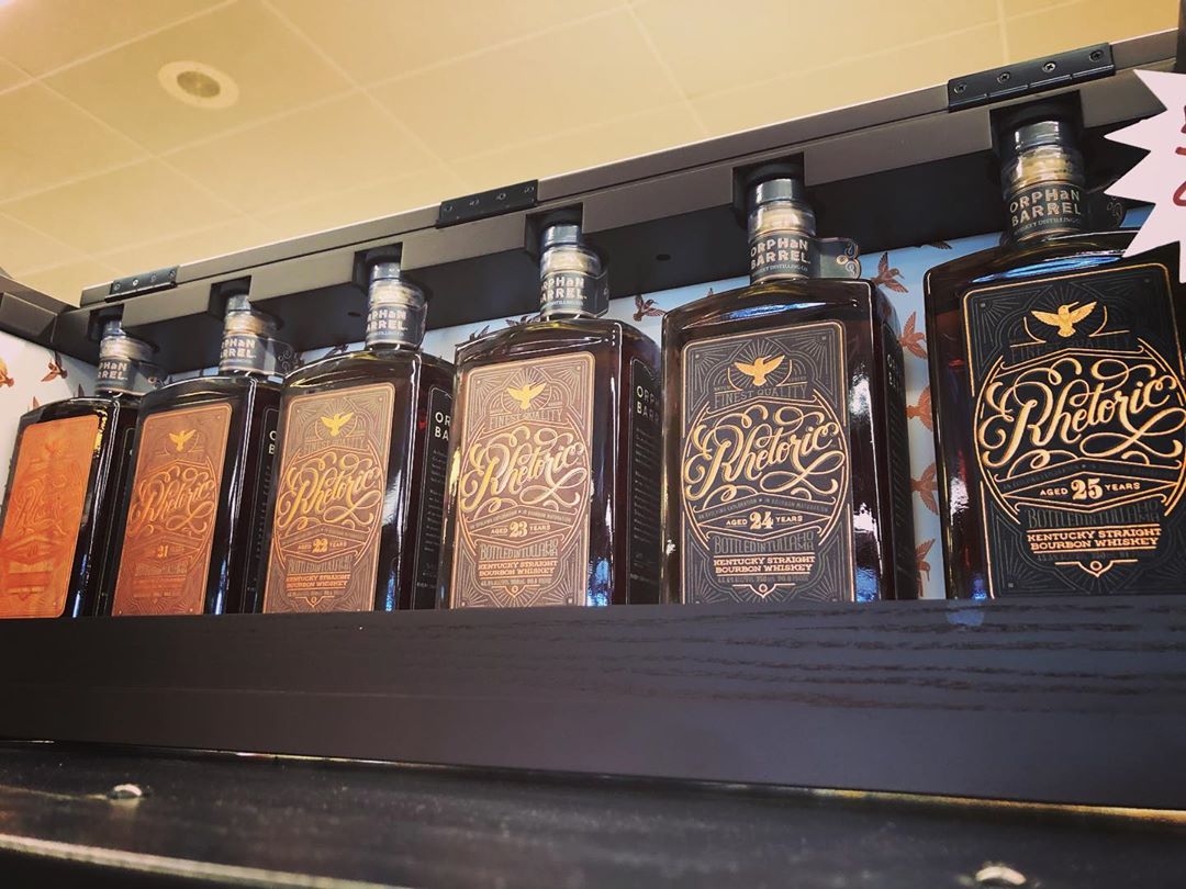 @orphanbarrel Rhetoric Library set with 20-25 year is now available at our Perkins Rd location!…
