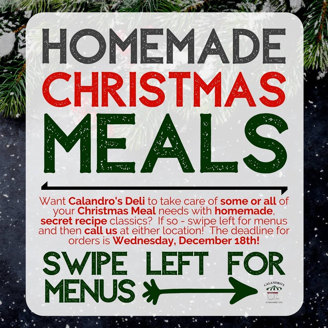 If you want a little help with your Christmas meals (or maybe ALL the help…