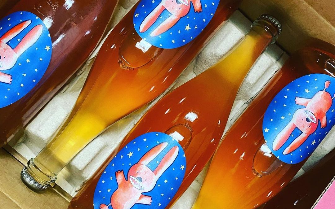 Always a good day when Wildman Wines come in! Astro Bunny is a peachy-orange fiz…