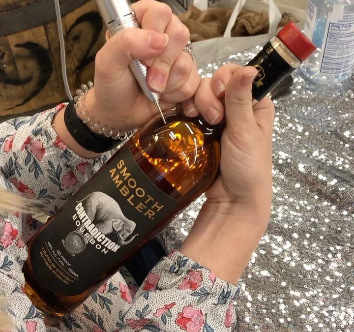 We have custom bottle engraving on all @pernodricardusa products happening now u…