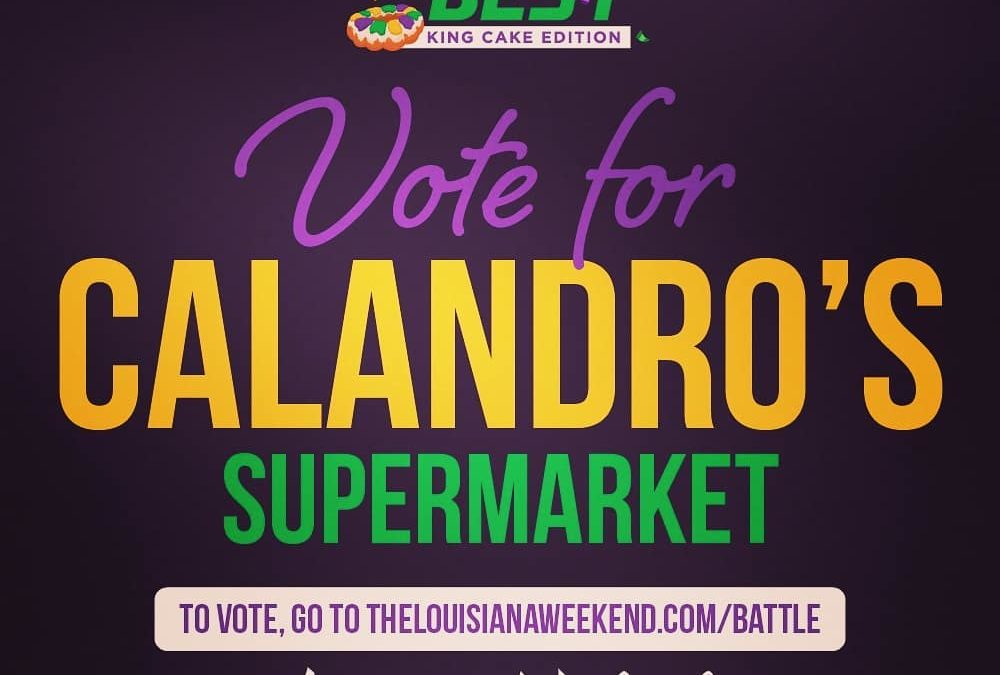 What?!? Calandro’s needs your help – we’re behind in the @louisianaweekend #batt…