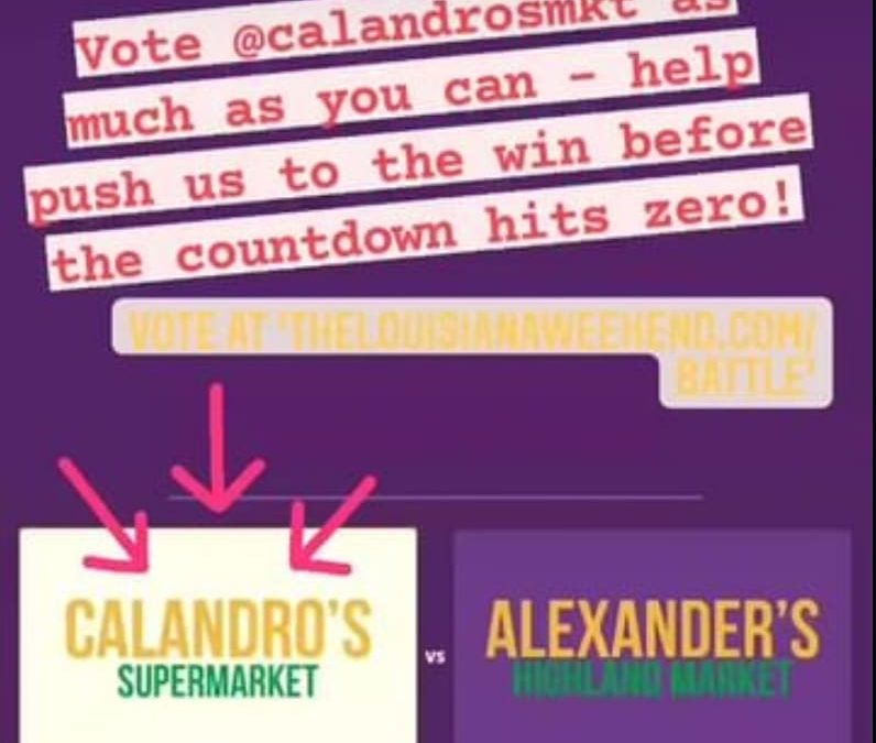 URGENT HELP NEEDED: Agh! Calling all @calandrosmkt fans – there’s only 2 hrs. l…