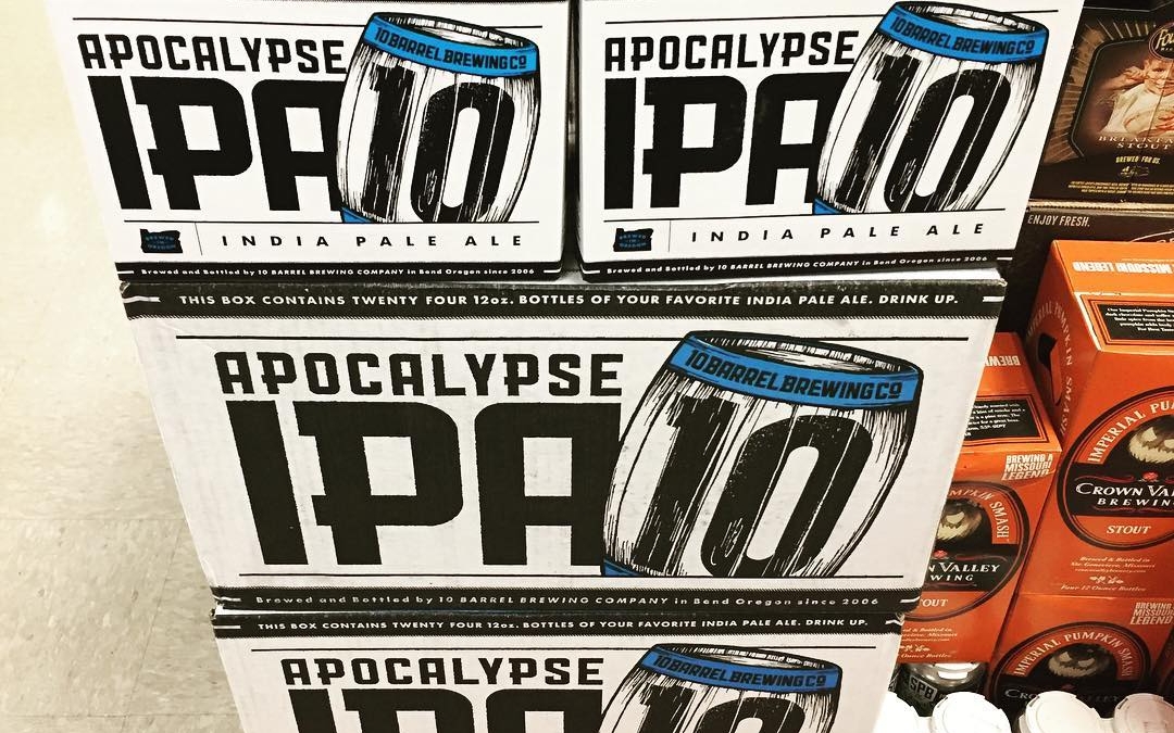 @10barrelbrewing Apocalypse IPA is now in stock at our Perkins Rd location! This is the…