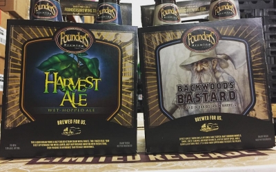 @foundersbrewing Harvest Ale and Backwoods Bastard are now in stock at our Perkins Rd location!…