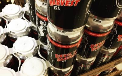 Fresh @soprobrewco Devils Harvest canned 11/14 is now in stock at our Perkins Rd location!…