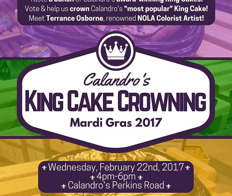 Folks, we’re officially crowning a Calandro’s #kingcake and we need all the help we can…