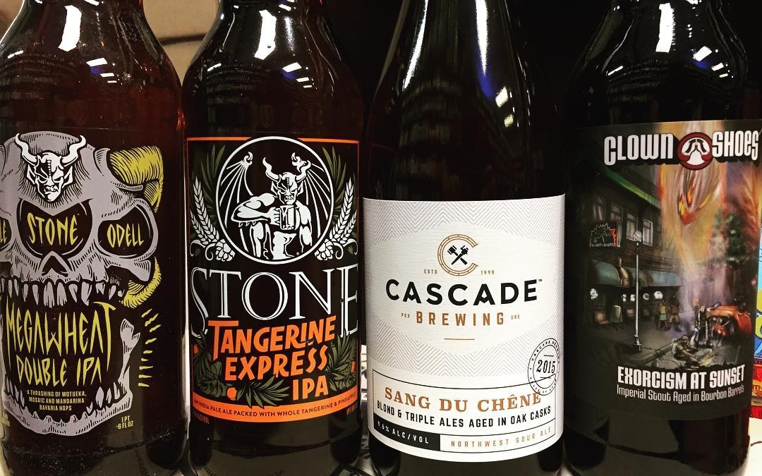 It’s new brew Thursday at our Perkins Rd location! Come check it out! @stonebrewingco @cascadebrewing…