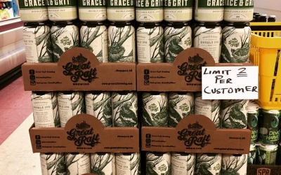 @greatraftbeer Grace and Grit Double IPA is now available at our Perkins Rd location! #drinklocal…