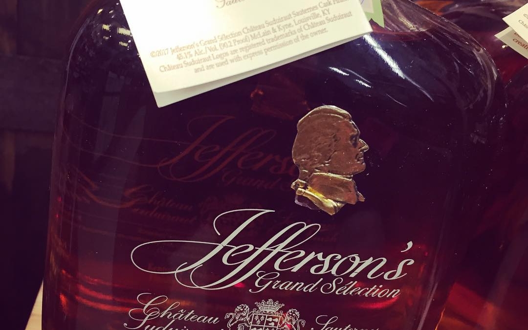 @jeffersonsbourbon Grand Selection Sauternes Cask Finish is now available at our Perkins Rd location, just…