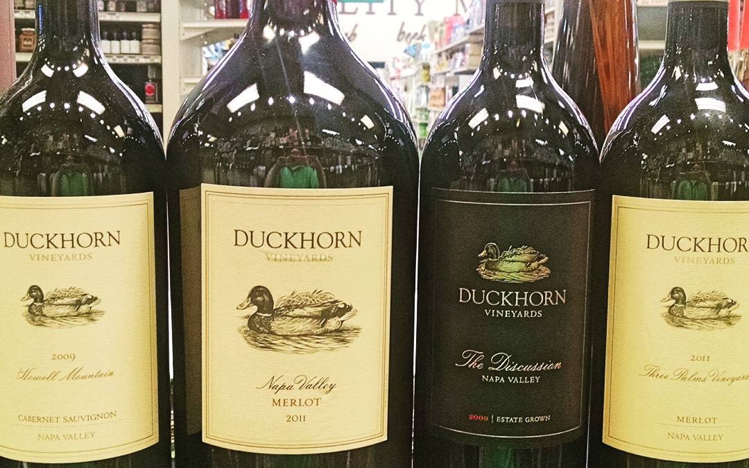 New Arrivals at our Perkins Rd location! @duckhornwine #largeformat #magnums #wine #redwine #napa