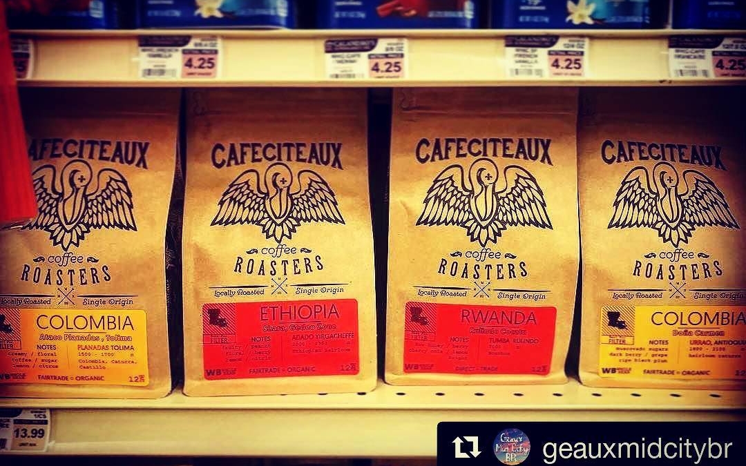 #localroast & #localcaffeine FTW! ☕☕☕???????????? #Repost @geauxmidcitybr ・・・ ☕️☕️☕️ Stop by @calandrosmkt on Government St….