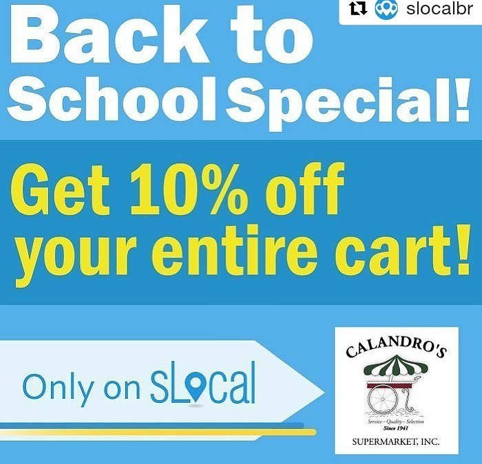 Yep…you can support your local school through @slocalbr AND get 10% off your entire basket…