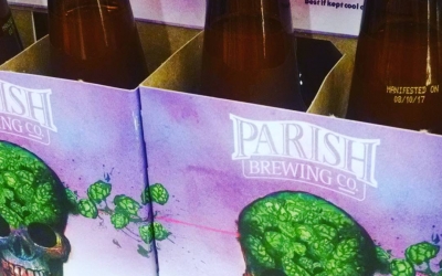 Hops have arrived @calandrosmkt on Perkins. Bottled 8/10/17 @parishbrewingco #gitm #beer #freshhops #freshies #summerofghost