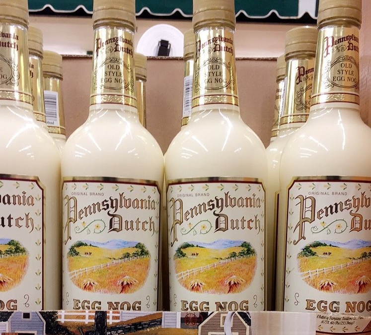 #OldStyle Pennsylvania Dutch Egg Nog made with real dairy cream, Rum, Brandy, & Blended Whisky….