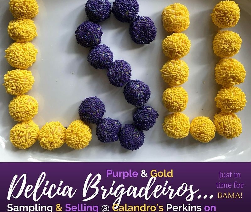 Delicia Brigadeiros, #lsustyle, just in time for LSU to #beatbama! Come in this Friday from…