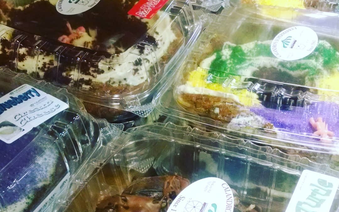 They’re here! #kingcake #bakery #yum