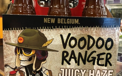 @newbelgium Voodoo Ranger Juicy Hazy IPA is now available at our Perkins Rd location! #beer…