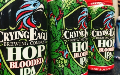 @cryingeaglebrew Hop Blooded IPA is now available at our Perkins Rd location! Stay tuned throughout…