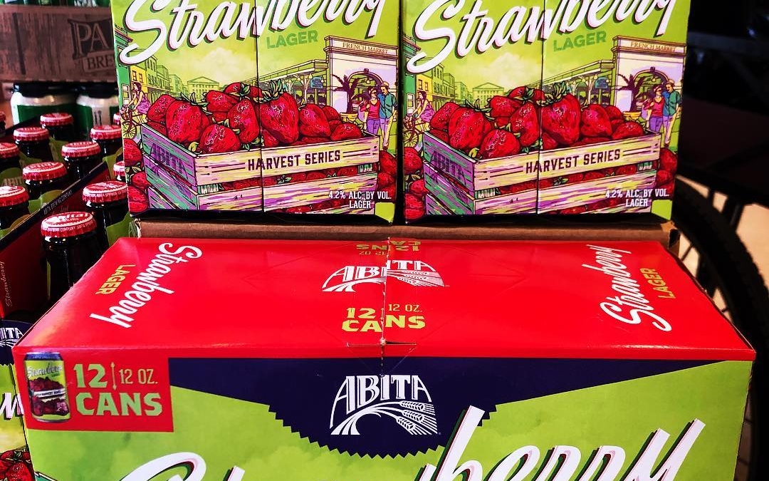 @abitabeer Strawberry Lager has finally landed at our Perkins Rd location, just in time for…