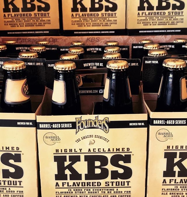 @foundersbrewing KBS just arrived at our Mid-City location! #BarrelAged #Beer