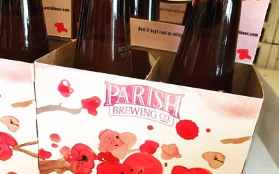 @parishbrewingco Bloom is back in stock at our Perkins Rd location! #beer #drinklocal #freshhops #limits…